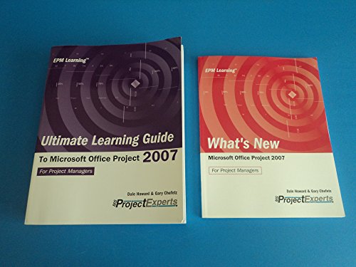 Beispielbild fr Ultimate Learning Guide to Microsoft Office Project 2007 (Epm Learning) zum Verkauf von Cambridge Rare Books