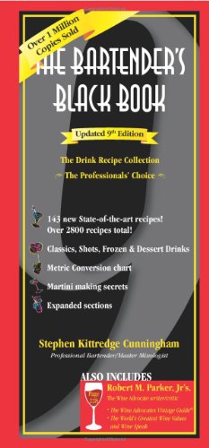 Stock image for The Bartenders Black Book, Updated 9th Edition for sale by SecondSale