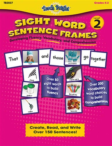 Stock image for Sight Word Sentence Frames, Level 2, Grades K-2 for sale by Orion Tech