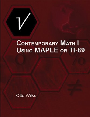 Beispielbild fr Contemporary Math I Using MAPLE or TI-89 zum Verkauf von HPB-Red