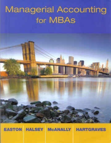 Stock image for Managerial Accounting for MBAs for sale by HPB-Red