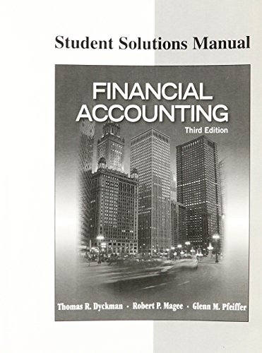 Stock image for FINANCIAL ACCOUNTING-STUD.SOLN Paperback for sale by HPB-Red