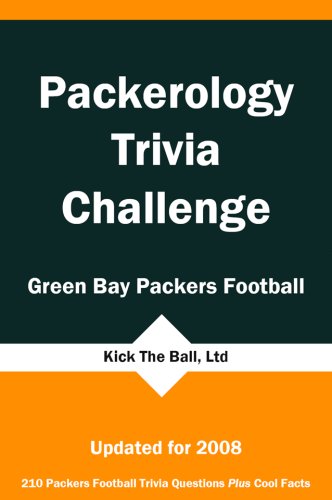 Beispielbild fr Packerology Trivia Challenge: Green Bay Packers Football zum Verkauf von Wonder Book