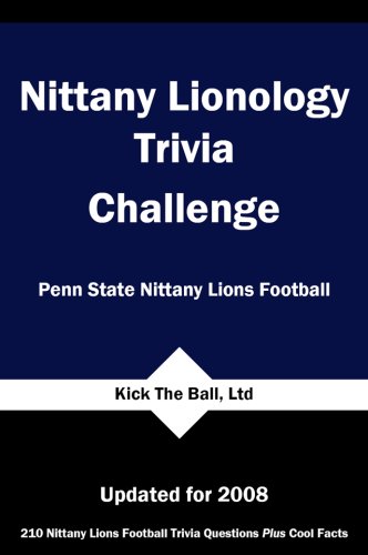 Stock image for Nittany Lionology Trivia Challenge: Penn State Nitany Lions Football for sale by ThriftBooks-Dallas