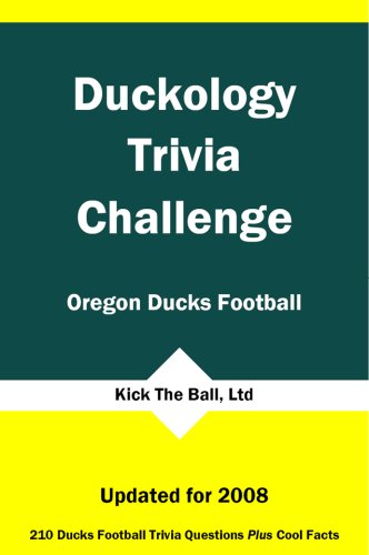 Beispielbild fr Duckology Trivia Challenge: Oregon Ducks Football zum Verkauf von ThriftBooks-Dallas