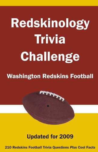 Imagen de archivo de Redskinology Trivia Challenge: Washington Redskins Football a la venta por ThriftBooks-Dallas