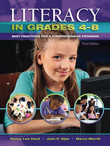 9781934432839: Literacy in Grades 4-8: Best Practices for a Comprehensive Program