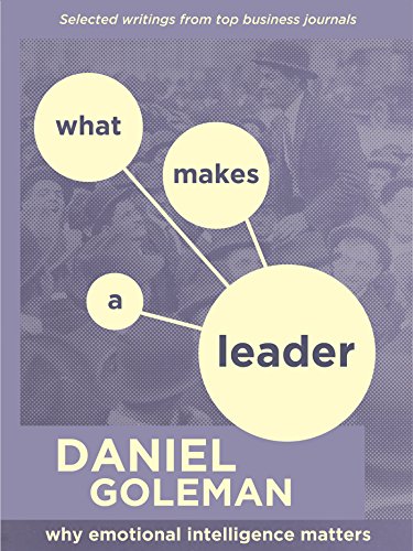Imagen de archivo de What Makes a Leader: Why Emotional Intelligence Matters a la venta por ThriftBooks-Dallas
