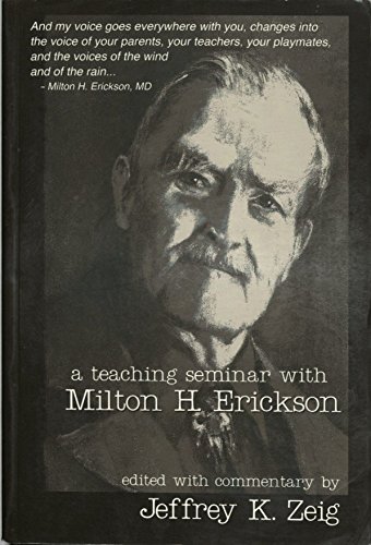 9781934442173: livro a teaching seminar with milton jeffrey k zeig Ed. 1980
