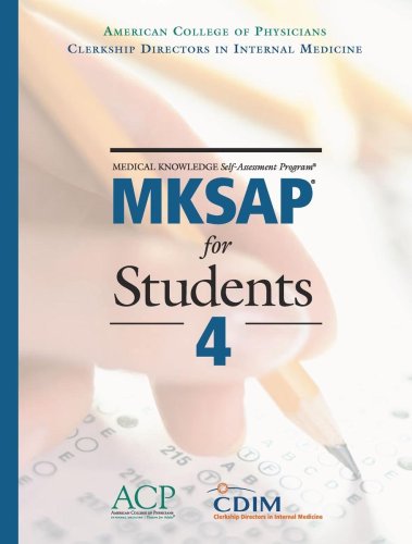 9781934465035: MKSAP For Students 4: Medical Knowledge Self-assessment Program