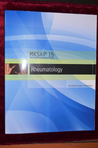 9781934465301: MKSAP 15 Medical Knowledge Self-assessment Program: Rheumatology by American College of Physicians (2009) Paperback