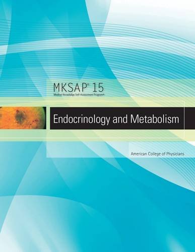 9781934465370: MKSAP 15 Medical Knowledge Self-assessment Program: Endocrinology and Metabolism