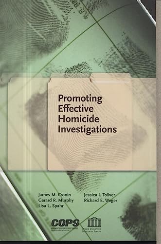 Imagen de archivo de Promoting Effective Homicide Investigations a la venta por ThriftBooks-Atlanta