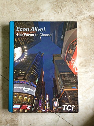 Beispielbild fr Econ Alive! The Power to Choose zum Verkauf von Your Online Bookstore