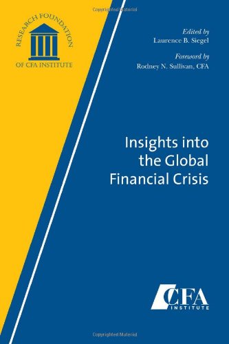 Stock image for Insights into the Global Financial Crisis for sale by BookHolders