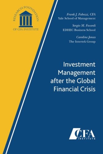 Stock image for Investment Management after the Global Financial Crisis for sale by Better World Books