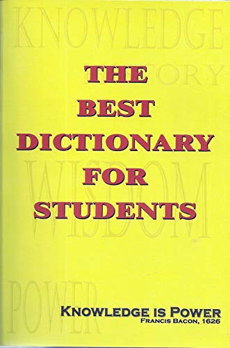 Imagen de archivo de The Best Dictionary for Students a la venta por Gulf Coast Books