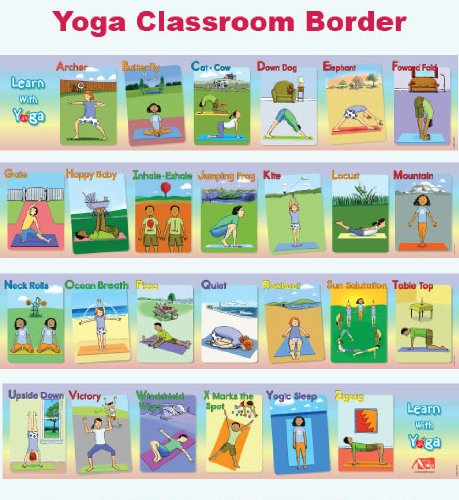 Learn WIth Yoga ABC Yoga Classroom Border (9781934701089) by Christine Ristuccia