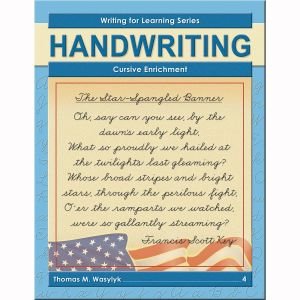 Stock image for Writing for Learning Series: Cursive Enrichment, Grade 4 for sale by SecondSale