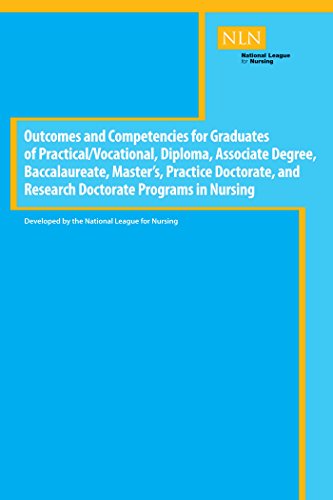 Stock image for Outcomes and Competencies for Graduates of Practical/Vocational, Diploma, Baccalaureate, Master's Practice Doctorate, and Research Doctorate Programs in Nursing (NLN) for sale by BooksRun