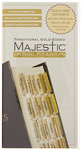 Beispielbild fr Majestic Traditional Gold-Edged Bible Tabs zum Verkauf von GF Books, Inc.