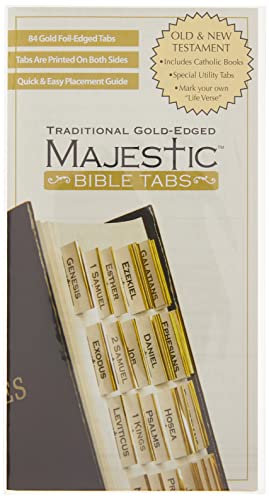 9781934770139: Majestic Traditional Gold-Edged Bible Tabs