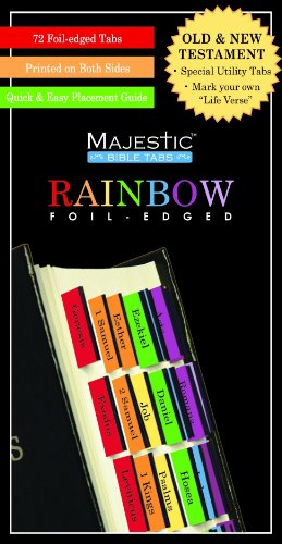

Majestic Rainbow Bible Tabs