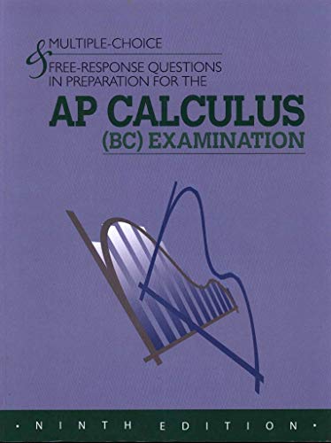 Stock image for MULTIPLE CHOICE+FREE.AP CALC.(BC)EXAM for sale by HPB-Red
