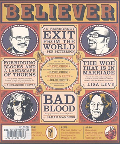 Imagen de archivo de The Believer, Issue 53: May 2008 Vol. 6, No.4 a la venta por Ergodebooks