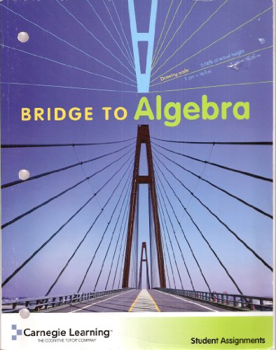 Imagen de archivo de Bridge To Algebra: Student Assignments a la venta por Half Price Books Inc.