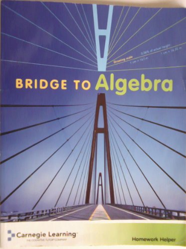 Stock image for Bridge to Algebra; Homework Helper for sale by Wonder Book