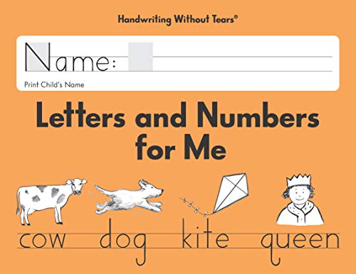 Stock image for Learning Without Tears - Letters and Numbers for Me - 2013 Edition - Student Workbook for sale by SecondSale