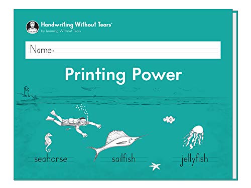 Stock image for Learning Without Tears - Printing Power Student Workbook, Current Edition - Handwriting Without Tears Series - 2nd Grade Writing Book - Writing and Language Arts Lessons - For School or Home Use for sale by SecondSale
