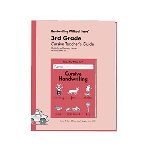9781934825655: Handwriting Without Tears 3rd Grade Cursive Teacher's Guide - Cursive Handwriting