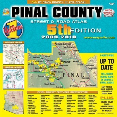 Stock image for Pinal County Street & Road Atlas 2010 Standard Edition (Yellow1) for sale by -OnTimeBooks-