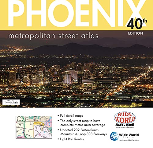 Beispielbild fr Phoenix Metropolitan Street Atlas 40th Edition zum Verkauf von GF Books, Inc.