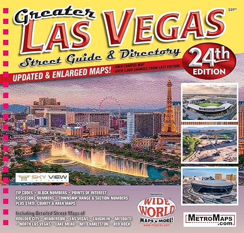 9781934839331: Greater Las Vegas Street Guide & Directory 24th Edition