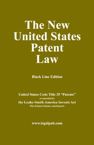 Beispielbild fr The New United States Patent L zum Verkauf von SecondSale