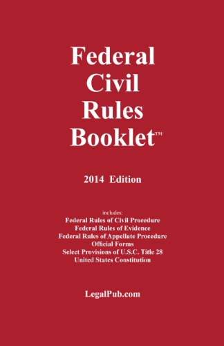 Beispielbild fr 2014 Federal Civil Rules Booklet (For Use With All Civil Procedure Casebooks) zum Verkauf von HPB-Emerald