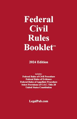 Stock image for Federal Civil Rules Booklet 2024 for sale by BarristerBooks