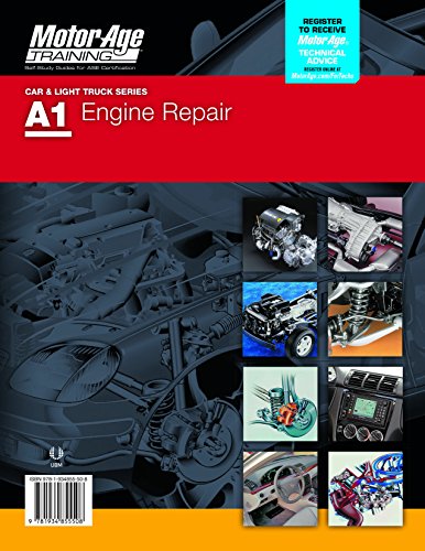 Beispielbild fr ASE A1 Engine Repair Study Guide by Motor Age Training zum Verkauf von GoldenWavesOfBooks