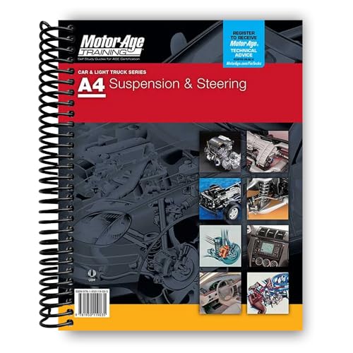 Beispielbild fr ASE Certification Test Prep - A4 Suspension & Steering Study Guide (Motor Age Training) zum Verkauf von Books Unplugged