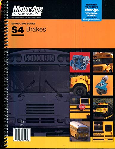 Beispielbild fr ASE S4 Study Guide - ASE Test Preparation - Brakes Certification Test 2016 (Motor Age Training) zum Verkauf von GF Books, Inc.