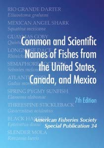 Imagen de archivo de Common and Scientific Names of Fishes from the United States, Canada, and Mexico, 7th edition a la venta por Books From California