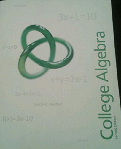 9781934920862: College Algebra, Second Edition