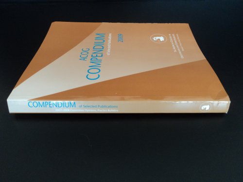 Stock image for ACOG Compendium of Selected Publications 2009 for sale by SecondSale