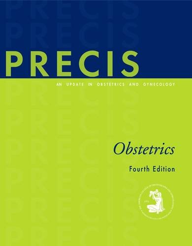 Imagen de archivo de Precis : An Update in Obstetrics and Gynecology a la venta por Better World Books