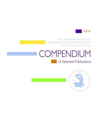 Beispielbild fr Compendium of Selected Publications 2010 zum Verkauf von Better World Books