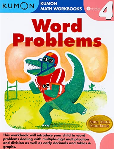 Beispielbild fr Word Problems Grade 4 (Kumon Math Workbooks) zum Verkauf von Wonder Book