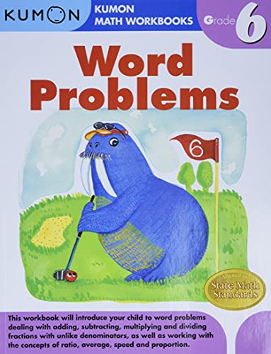 Beispielbild fr Word Problems Grade 6 (Kumon Math Workbooks) zum Verkauf von Wonder Book